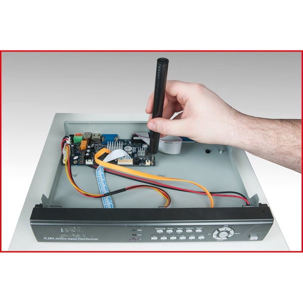 H.264 Netzwerk Digital Video Recorder mit Hand und Stift