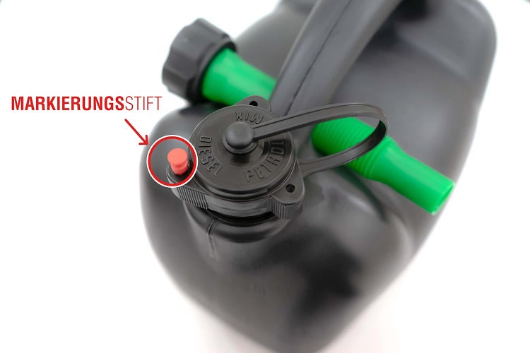 AUTONIK 126620 Kraftstoffkanister, 10L, Kunststoff, schwarz - Robuster Benzinkanister für Autos und Outdoor-Aktivitäten