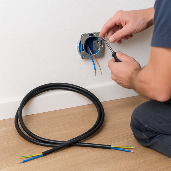 Anschlusskabel 3-adrig x 1,5mm – Stromkabel Standard für NDL & Rohrlüfter