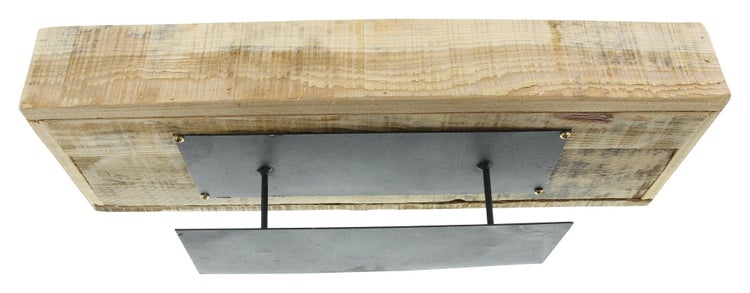 FRANK FLECHTWAREN | Dekoboard Rustikal, PINIE, 45 x 15 x 13 cm, ohne Deko