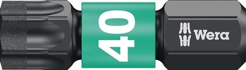 Wera 10x Bit 867/1 IMP DC T40 Länge 25 mm 1/4 C6,3 Impaktor DC - 5157627001