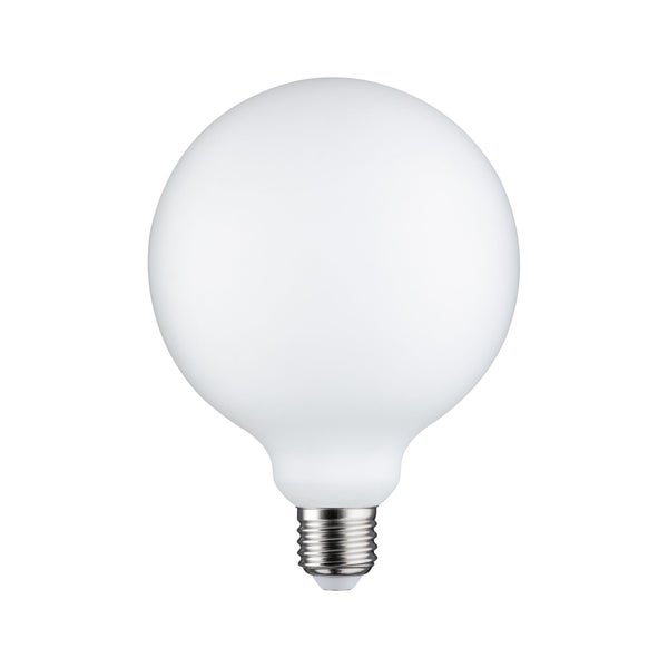 White Lampion Filament 230V LED Globe G125 E27 400lm 4,3W 3000K dimmbar Weiß