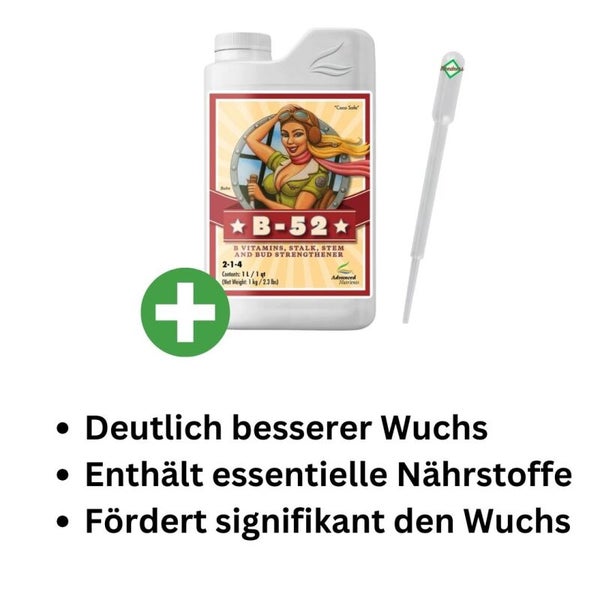 Advanced Nutrients B-52 10 Liter – Vielseitiger B-Vitamin-Dünger, Fördert Vitalität & Stoffwechsel, Steigert Nährstoffaufnahme & Blütenbildung