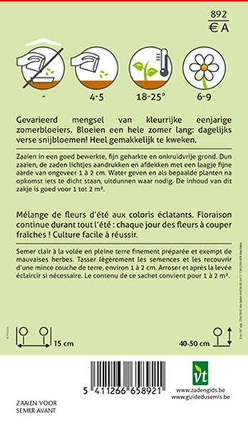 Hinweise zur Aussaat von Sommerblumenmischungen
