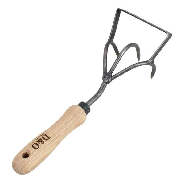 Handkultivator mit Jätemesser und Holzgriff