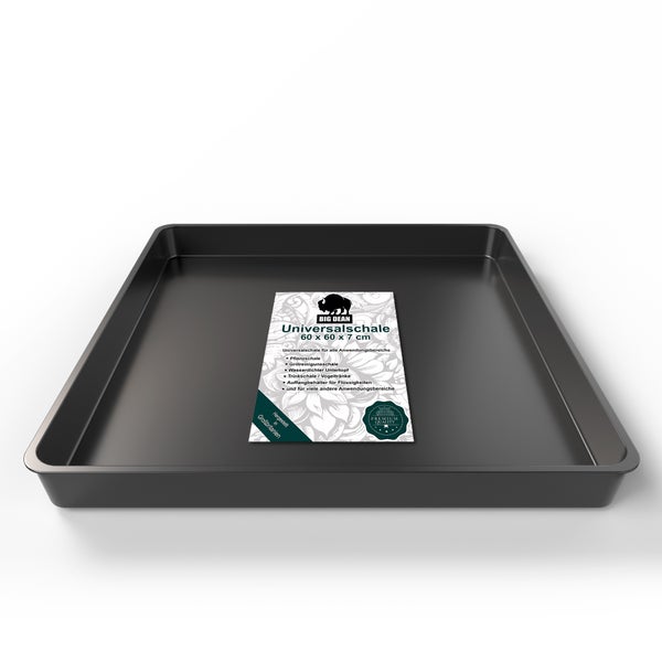 Universalschale, 60 x 60 x 7 cm, mit Produktinformationen