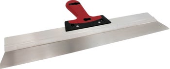 Flächenspachtel aus Edelstahl mit Kunststoffgriff für Gipskartonplatten und Spachtelarbeiten