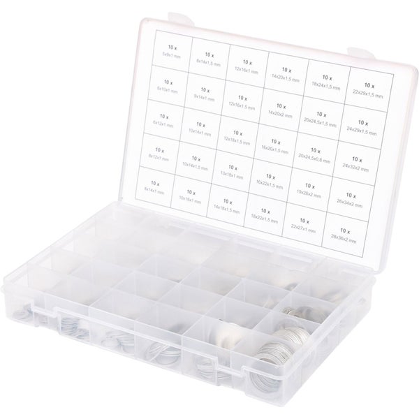 KS TOOLS Sortiment Alu-Dichtringe M5-28 300tlg. - 970.0160