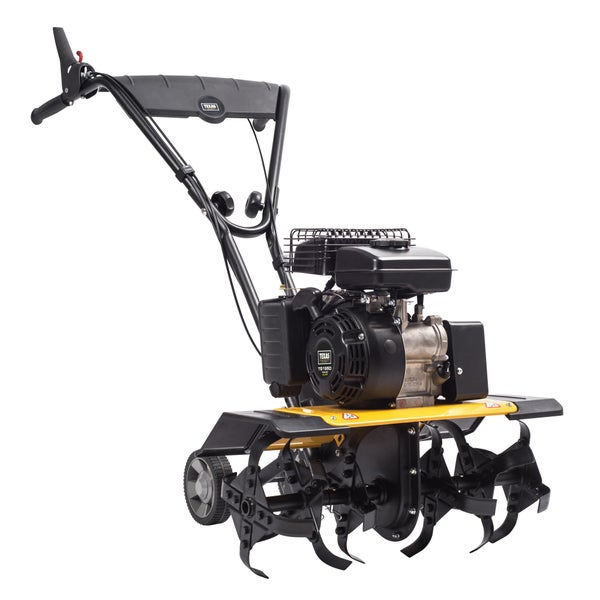 Benzin Gartenfräse Texas Lilli 365TG – 60 cm Arbeitsbreite, 78,5 cm³ Motor, Rückwärtsgang, Bodenhacke mit Pflug und Rädersatz