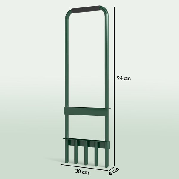Bodenbearbeitungsgerät mit den Maßen 94 x 30 x 4 cm für die Gartenarbeit