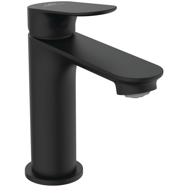 Waschtischarmatur mit Einhebelbedienung und Ideal Standard Logo.