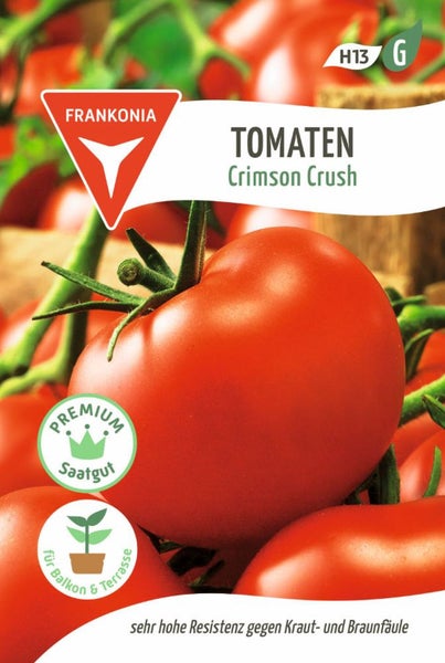 Tomatensamen Crimson Crush für den Anbau auf dem Balkon und der Terrasse