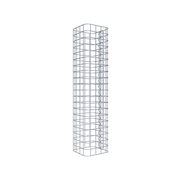 Gabionensäule 22 x 22 cm MW 5 x 5 cm eckig - Höhe: 1,00 m
