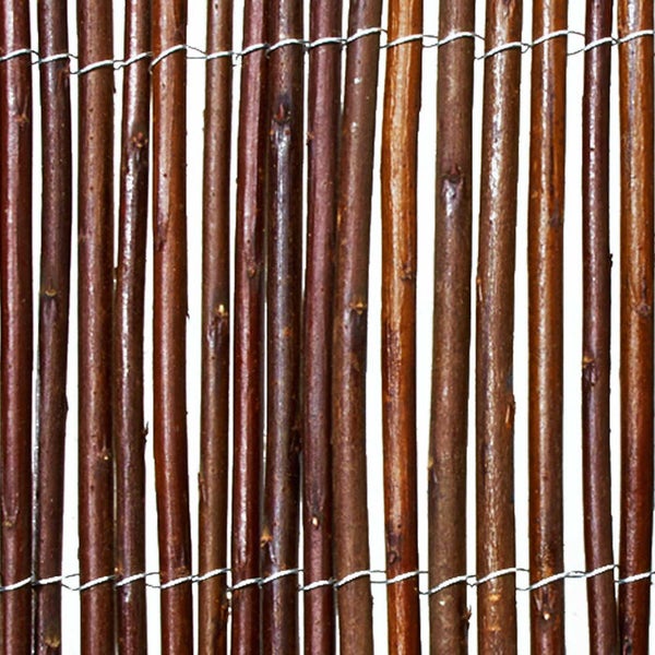 FLOORDIREKT Weidenzaun - Weidenmatte - Natürlicher Sichtschutz für Garten, Terrasse & Balkon - 200 x 500 cm