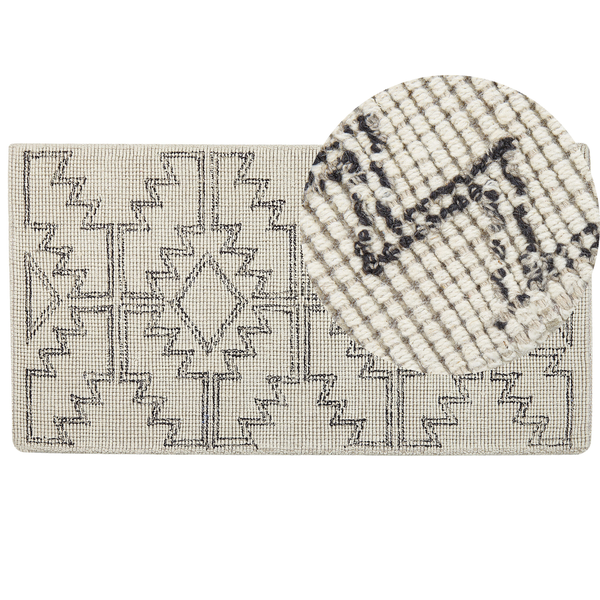 Teppich URLA Beige 80 x 150 cm Wolle
