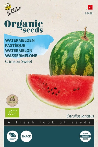 Bio Wassermelonen Crimson Sweet Samenpackung