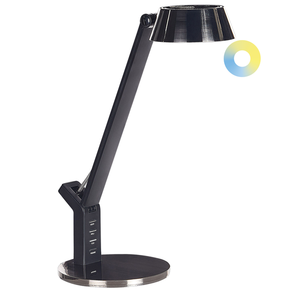 LED Schreibtischlampe CHAMAELEON mit USB-Anschluss Metall Messing