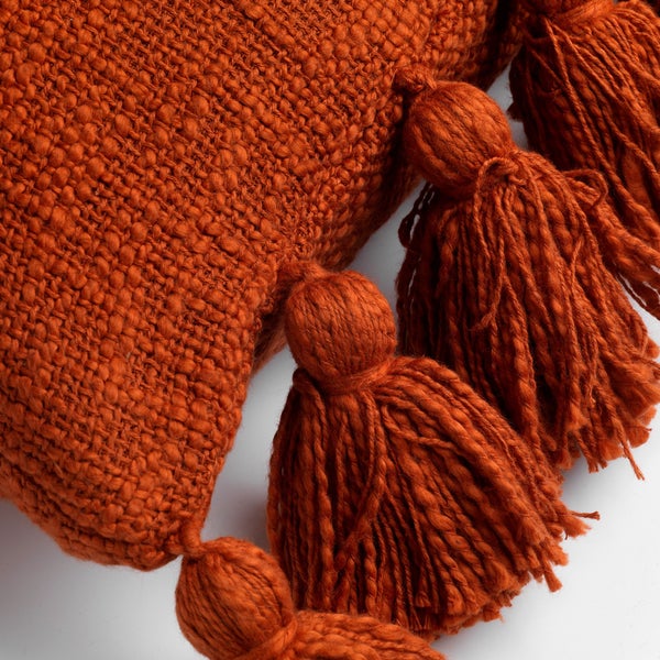 Ruby Dekokissen - Unifarben 45x45 cm, Orange