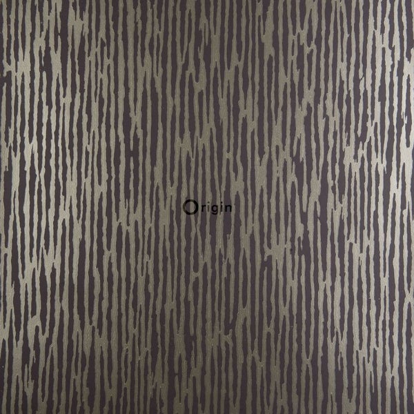 Origin Wallcoverings Tapete Tarnmuster Dunkelbraun - 52 cm x 10.05 m - 307115