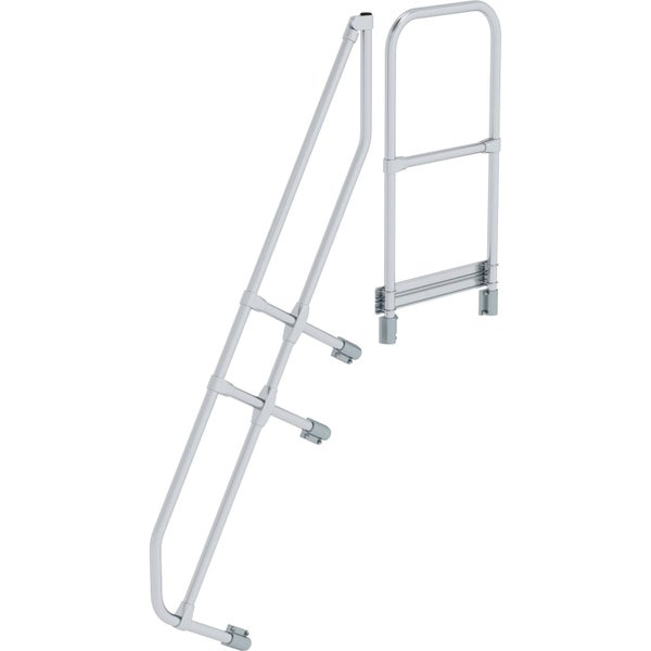 Günzburger Steigtechnik zweiter Handlauf für Treppe mit Plattform 60° mit 6 Stufen - 600586