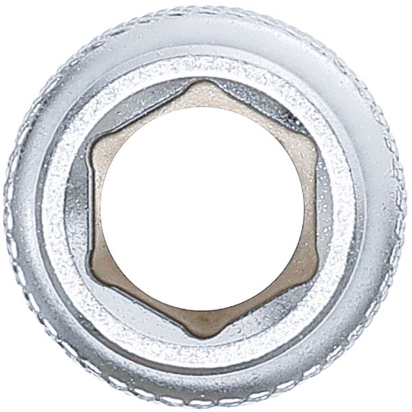 BGS Steckschlüssel-Einsatz Sechskant Antrieb Innenvierkant 12,5 mm (1/2) SW 12 mm - 2912