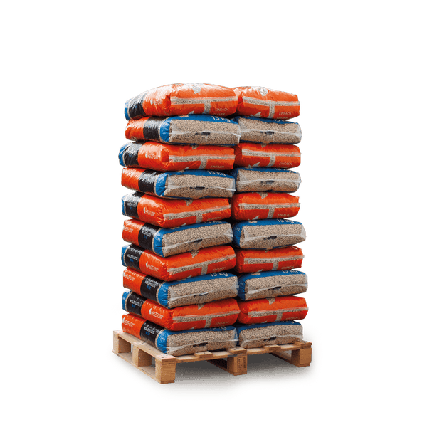 Heizfuxx Holzpellets Blue 15kg x 20 Sack 300kg Palette Weichholzpellets Enplus A1 Pellets