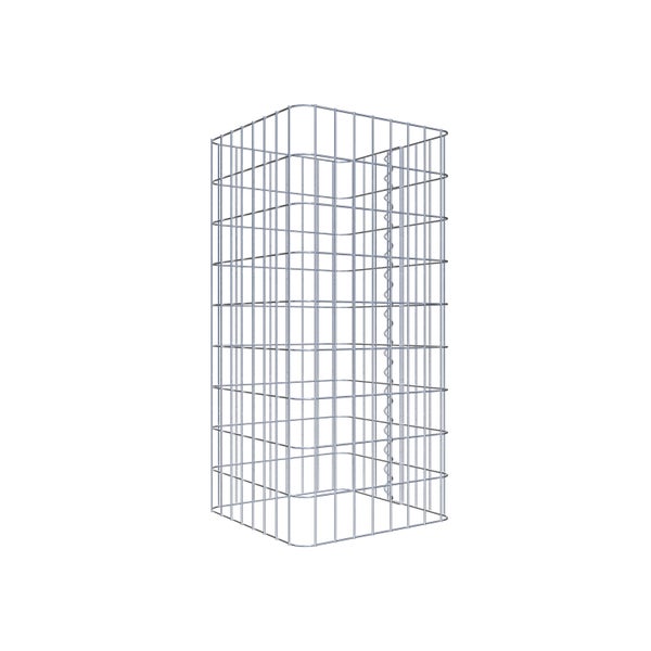 Gabionensäule 42 x 42 cm, MW 5 x 10 cm eckig - Höhe: 0,90 m