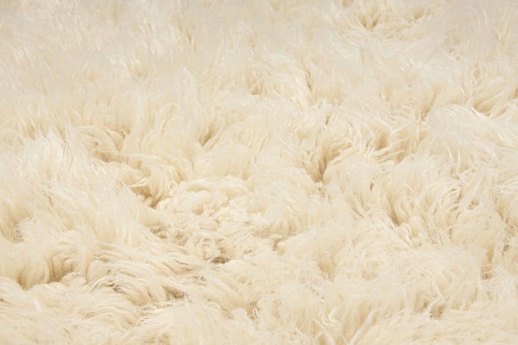 Flokati-Teppich Luxus Flokati 2500 Wollweiß 40x60 cm