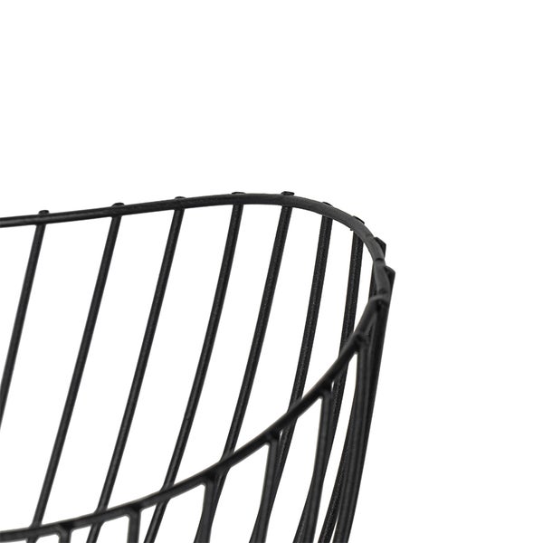 Detailaufnahme eines Drahtkorbs