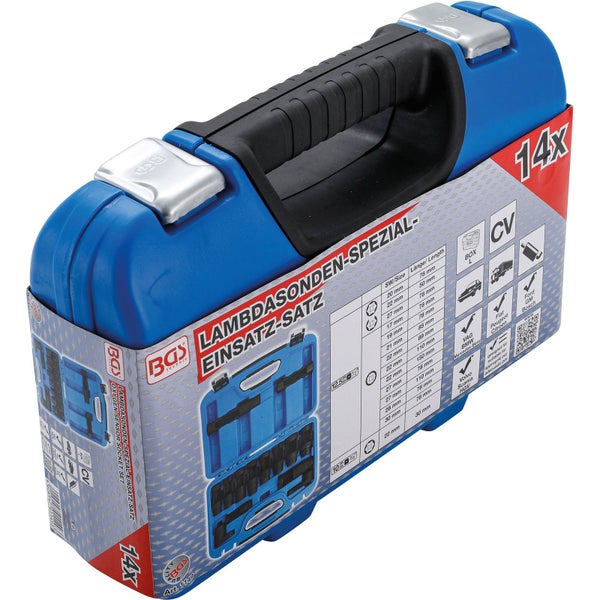 BGS Technic Lambdasonden-Spezial Einsatz-Satz im blauen Koffer