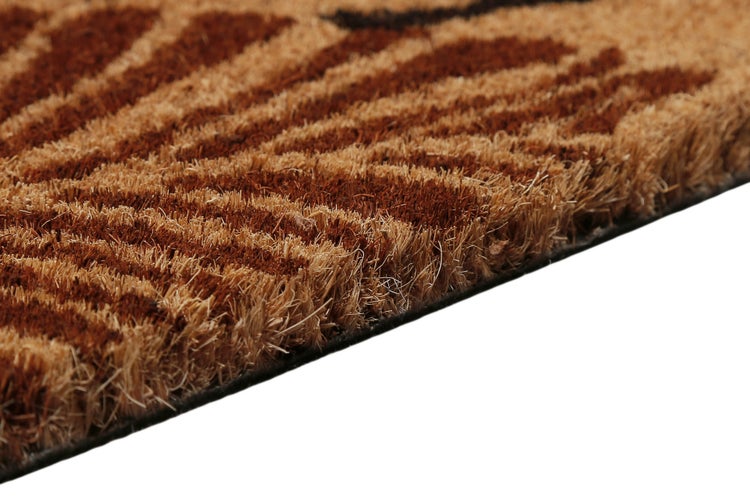 Fußmatte aus Kokosfaser Natur Schwarz Jungle Mat WECONhome 40x60 cm