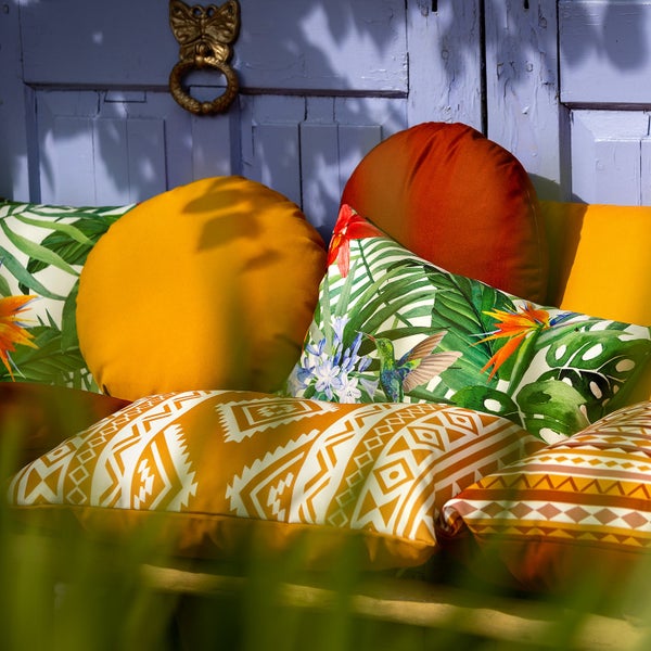 Santorini Outdoor Kissen - 40x60 cm Orange - Mit Reißverschluss