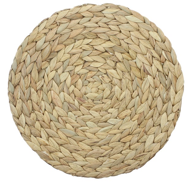FRANK FLECHTWAREN | Untersetzer Natur, 2er Set, KORBGEFLECHT, Ø 30 cm