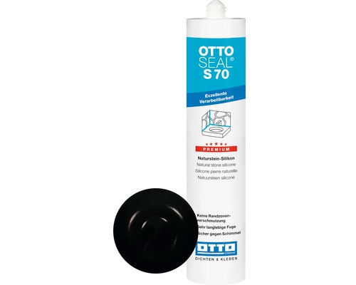 OTTOSEAL S 70 Natursteinsilikon C04 schwarz 310 ml