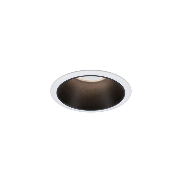 LED Einbauleuchte 3-Step-Dim Cole Coin 3er-Set IP44 rund 88mm Coin 3x6W 3x470lm 230V dimmbar 2700K Weiß, Schwarz matt