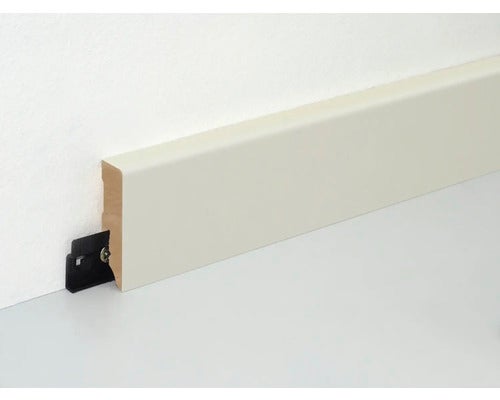 Sockelleiste FU062L1 MDF weiß 15x58x2400 mm