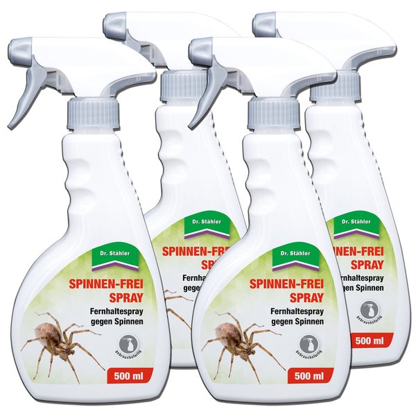 Spinnen-Frei Spray – Effektives Fernhaltemittel gegen Spinnen in Wohnung, Keller, Garage & Auto – Repellent zur Spinnenabwehr & Netzvermeidung