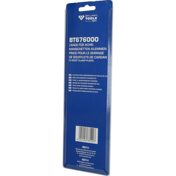 BRILLIANT TOOLS Achsmanschetten-Klemm-Zange - BT676000