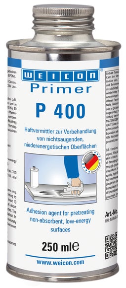 WEICON Primer P 400 | Haftvermittler für niederenergetische Kunststoffe | 250 ml