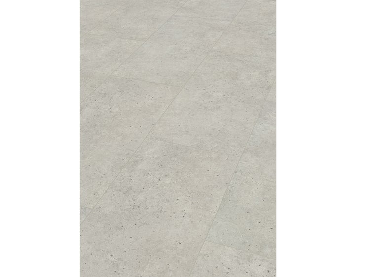 Vinylboden mit Betonoptik in Fliesenformat zur Verlegung als Bodenbelag