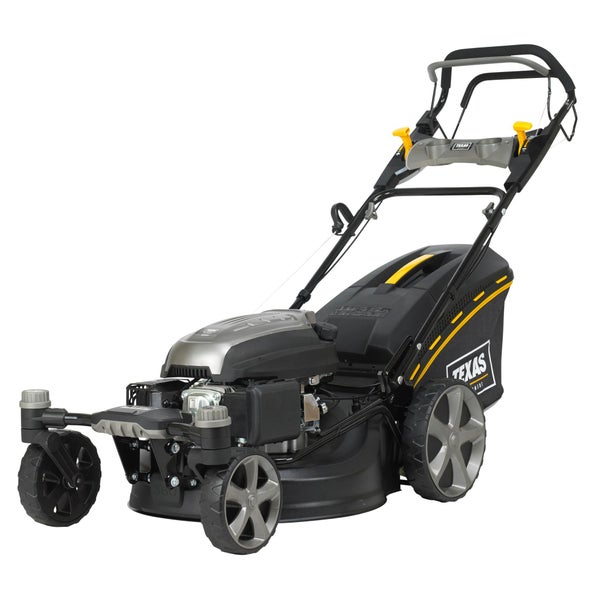 Benzin Rasenmäher Texas ZT 5110TR/W – 51 cm Schnittbreite, 196 cm³ Motor, Zero Turn mit Radantrieb und Mulchfunktion