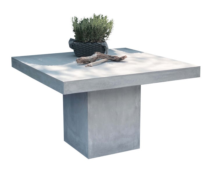 Cube Esstisch Feinbeton 120x120 cm