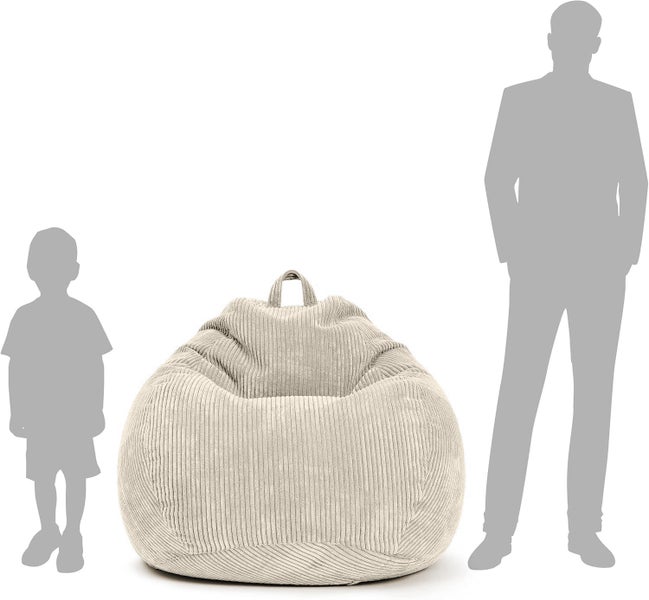 Cord Sitzsack mit Tragegriff
