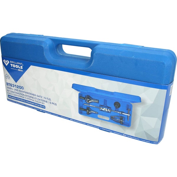 Brilliant Tools Innen- und Aussenabzieher Satz im blauen Koffer