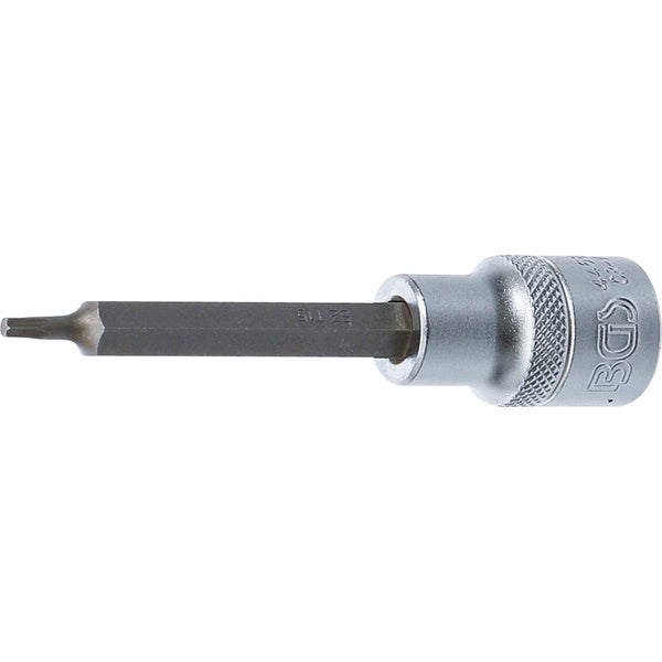 BGS Bit-Einsatz Länge 100 mm Antrieb Innenvierkant 12,5 mm (1/2) T-Profil (für Torx) T15 - 4468