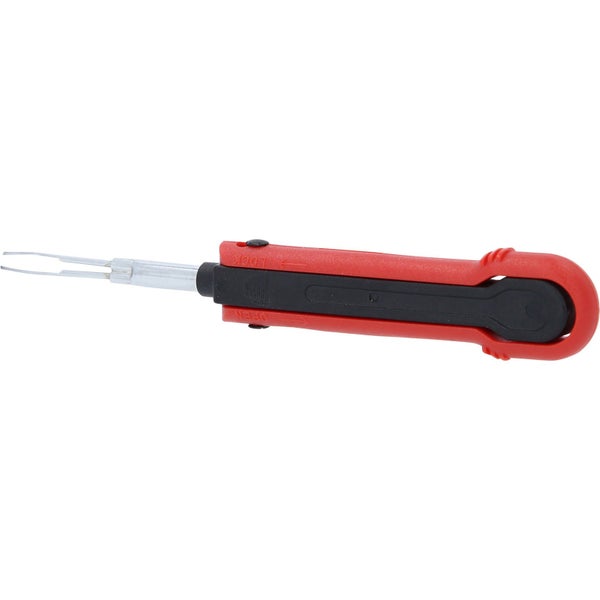 KS TOOLS Entriegelungswerkzeug für Flachstecker/Flachsteckhülsen 2,8 mm 4,8 mm 5,8 mm 6,3 mm (AMP Tyco JPT AMP Tyco SPT AMP Tyco TAB Delphi HVF2 GHW DFK GHW MDK 3) - 150.1269