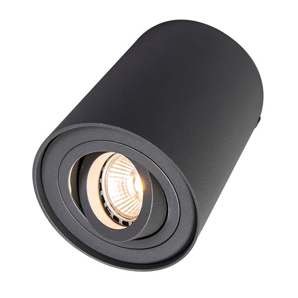 Zylindrische Deckenleuchte aus Metall