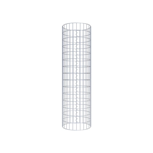 Gabionensäule Durchmesser 42 cm, MW 5 x 10 cm rund - Höhe: 1,50 m