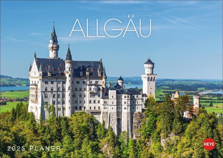 Allgäu Planer 2025 Die Landschaft des Allgäus in Szene gesetzt: Foto-Wandkalender 2025 mit viel Platz für Termine und Notizen. Format 31 x 22 cm