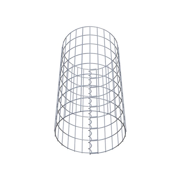 Gabionensäule Durchmesser 42 cm, MW 5 x 10 cm rund - Höhe: 0,80 m